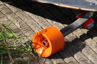 Tangerine Orange Pigmented Skateboard Wheel Thumbnail